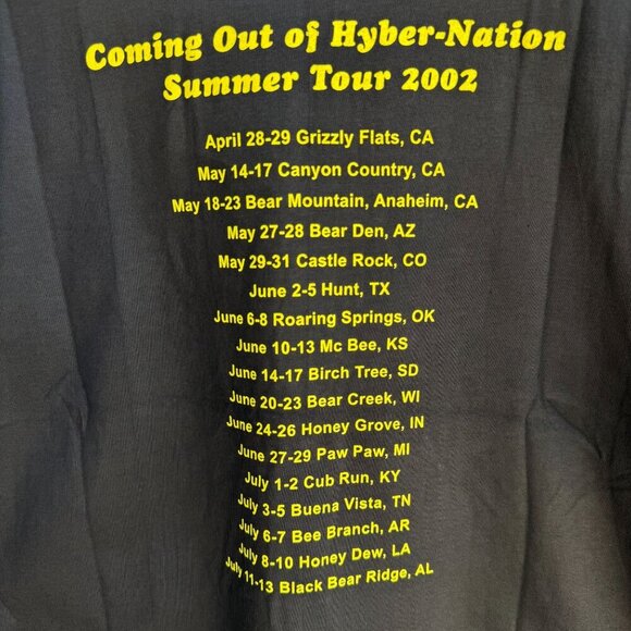 Disneys The Country Bears 2002 Tour Black Graphic T-Shirt Hanes Beefy-T New L - Picture 3 of 10